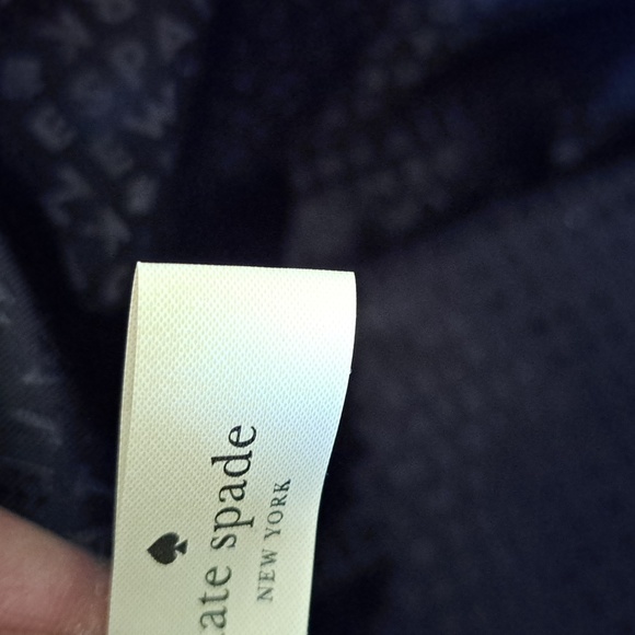 SOLD Kate Spade Soft White/ Black Pebble Leather Satchel/Crossbody EC - Picture 16 of 16